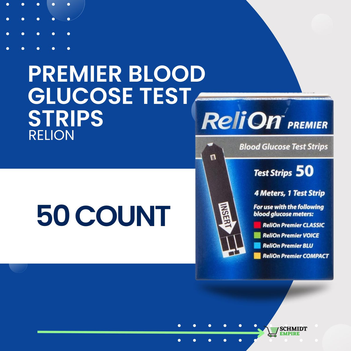 Blood Glucose Test Strips 50 Count X6637