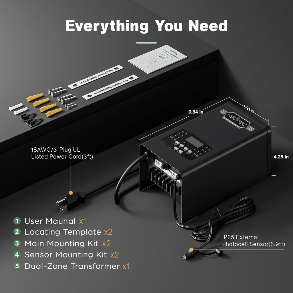200W Low Voltage Transformer 2 Zone L4974