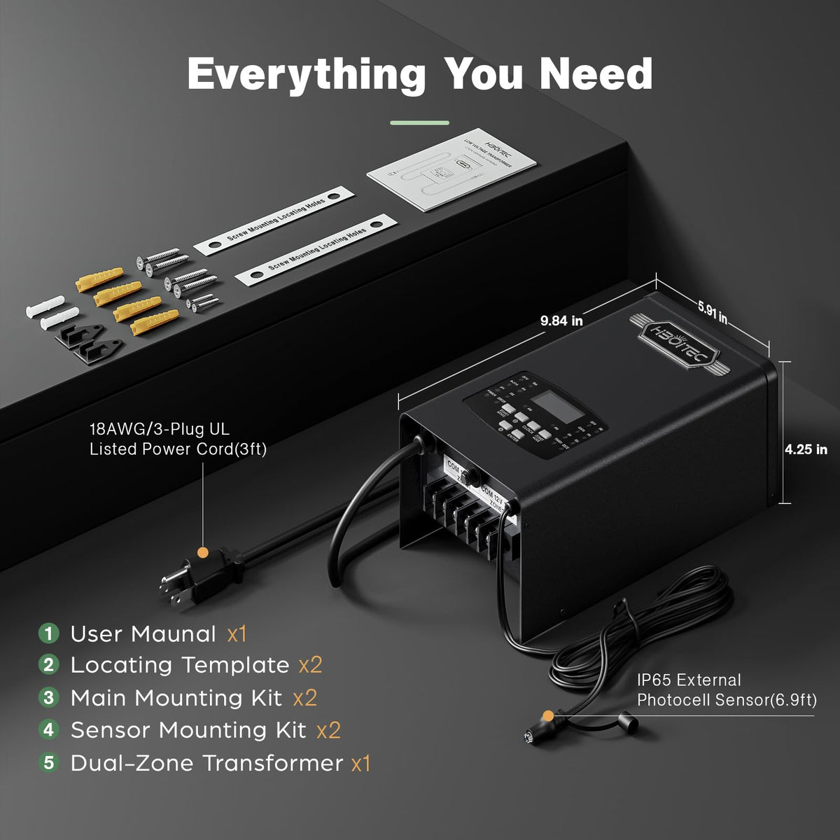 200W Low Voltage Transformer 2 Zone L4974