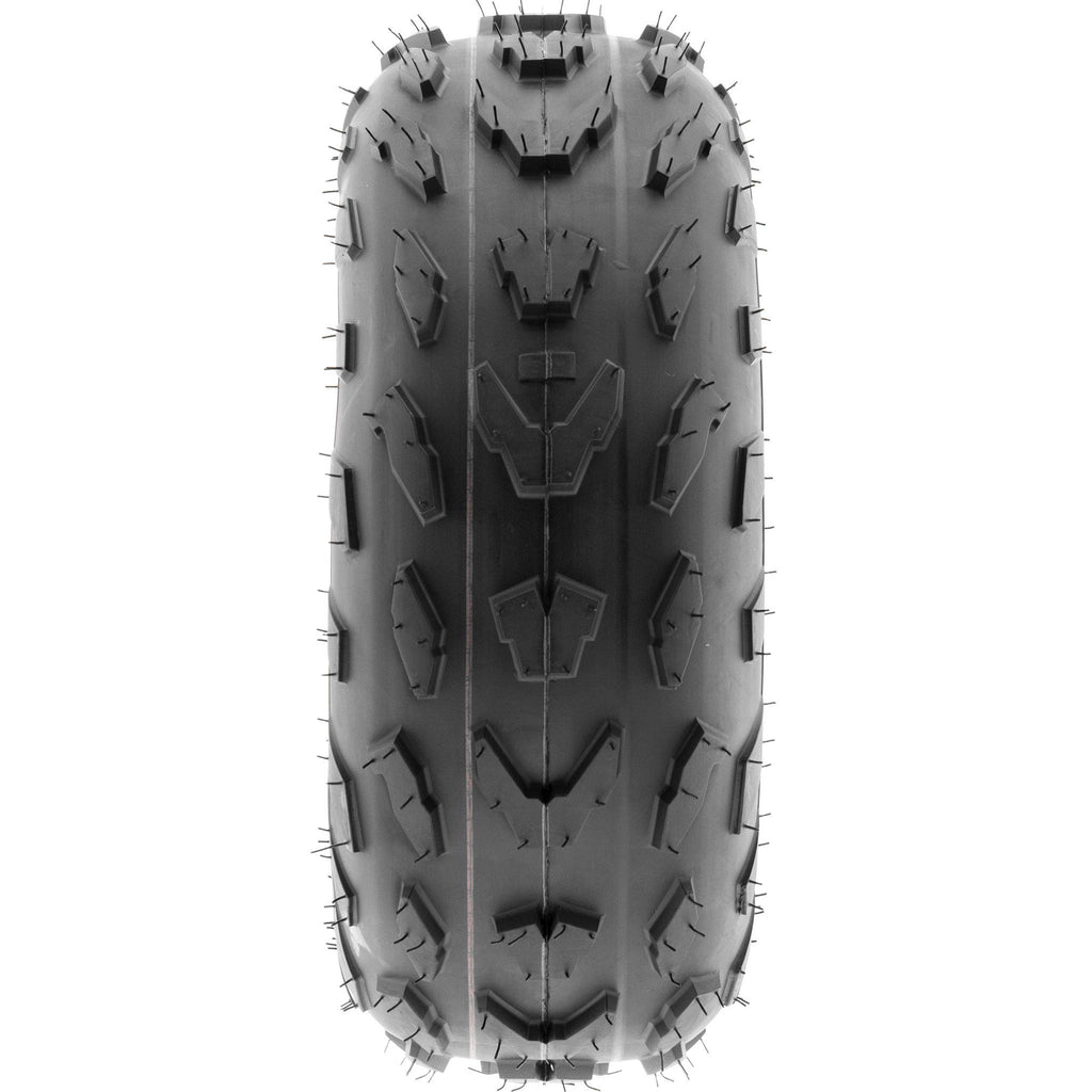 20x7-8 Directional Knobby Tread Tubeless ATV UTV Tires Set of 2 I801583