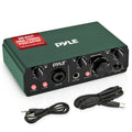 USB Audio Interface 2 Inputs 2 Outputs 48V Phantom Power Metal Z768373