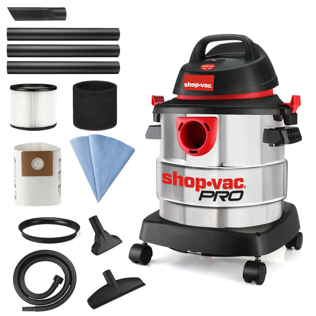 5 Gallon Stainless Wet/Dry Vac Blower I523716