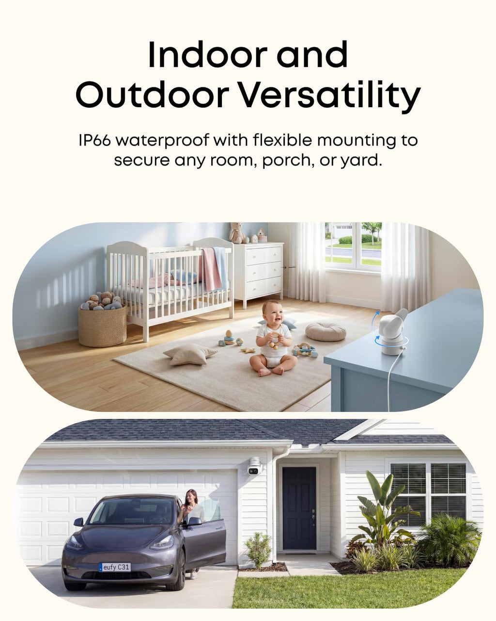Indoor/Outdoor Camera 360° Pan & Tilt A6240