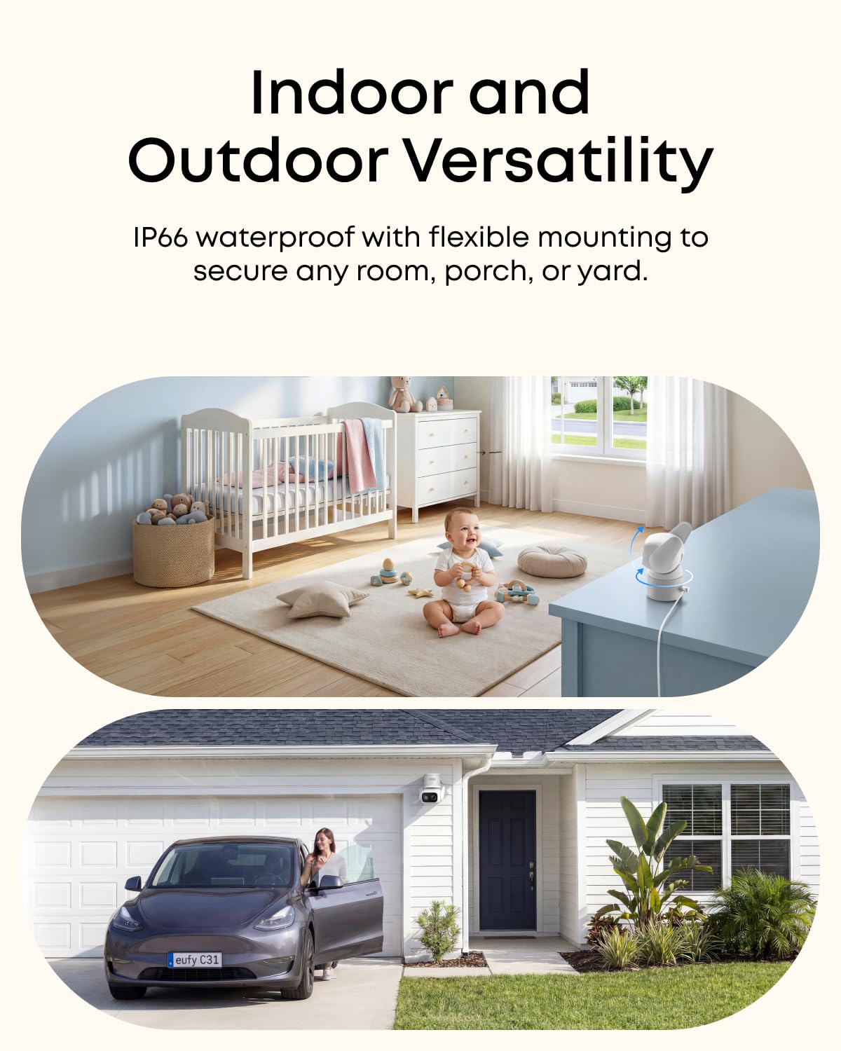 Indoor/Outdoor Camera 360° Pan & Tilt A6240