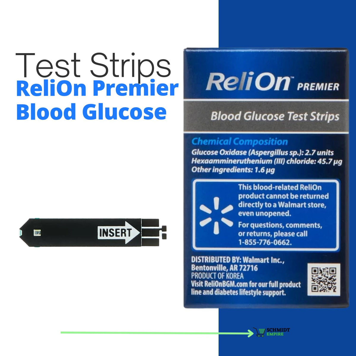Blood Glucose Test Strips 50 Count X6637