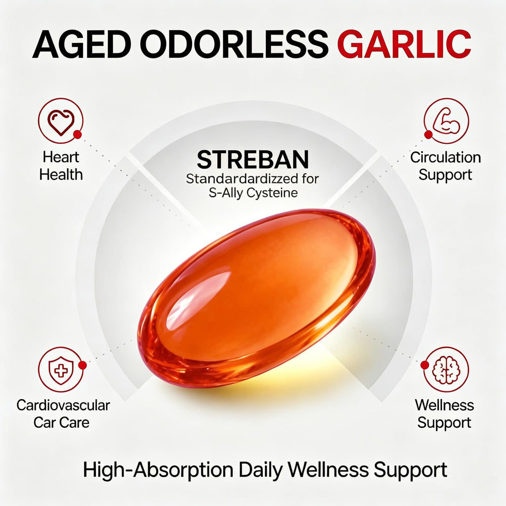 Odorless Garlic Supplement 600mg Softgels M142