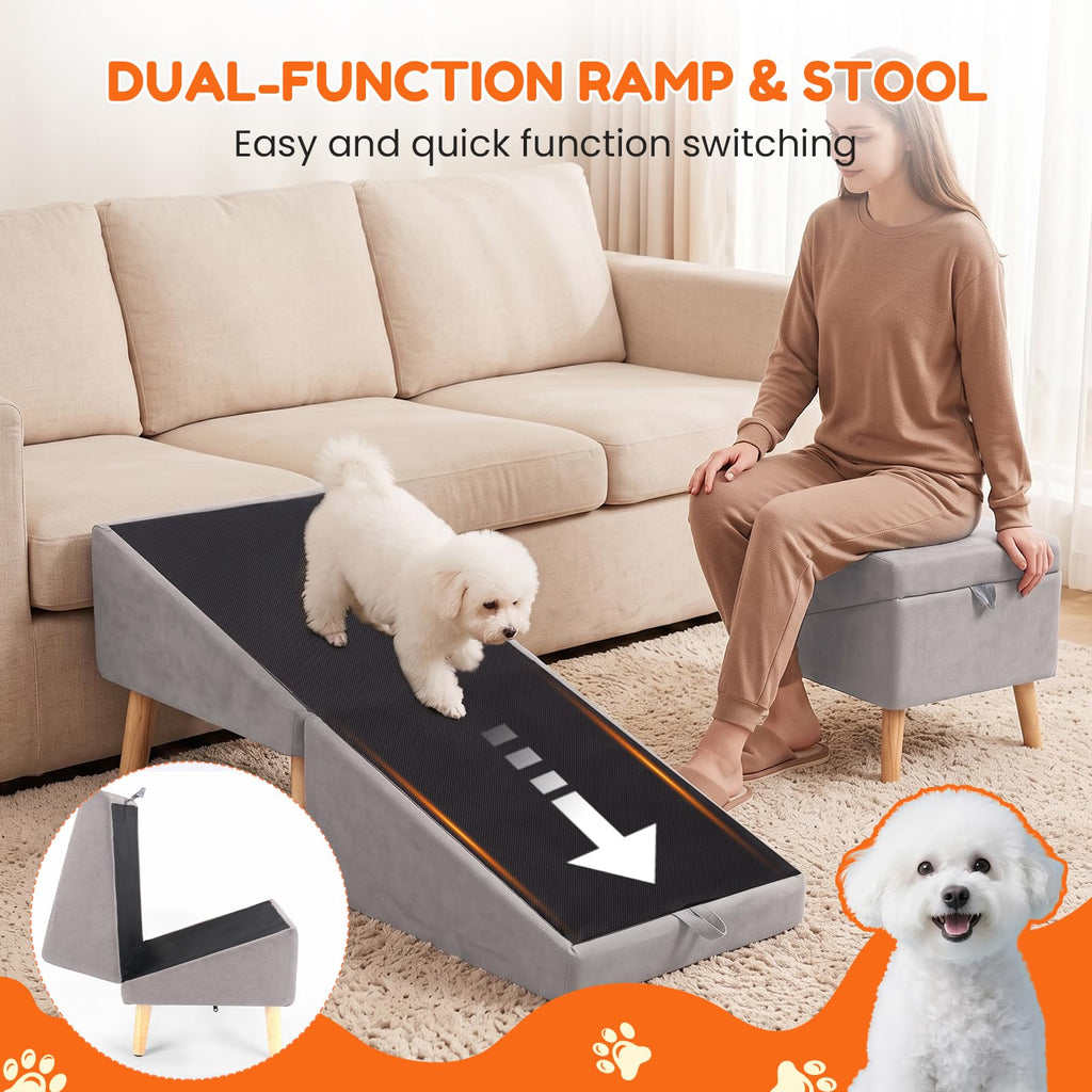Foldable Dog Ramp Gray O148