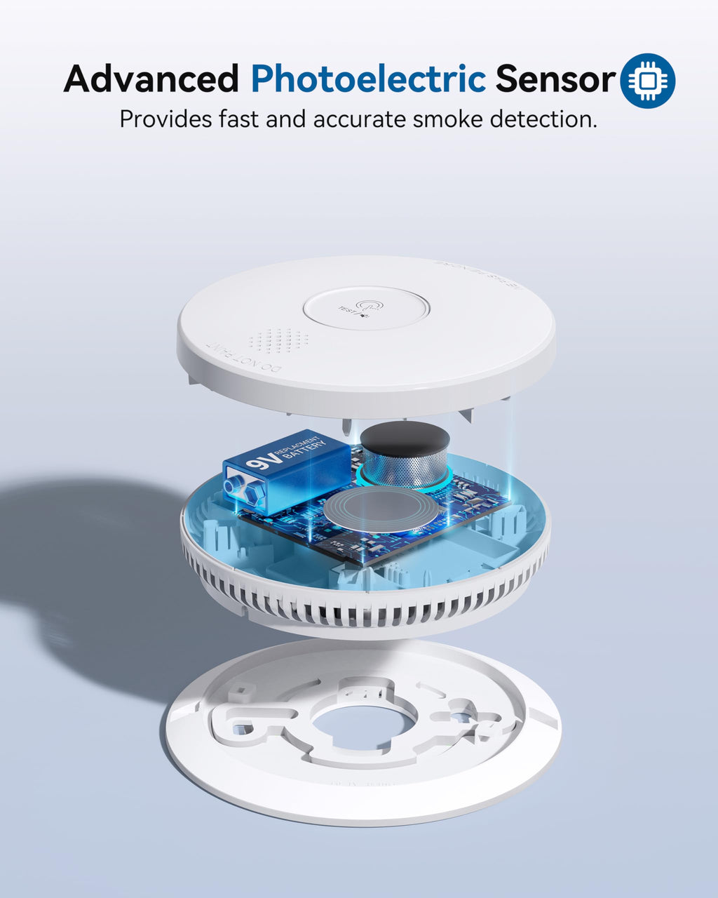 Smoke Detector Photoelectric Smoke Alarm S563423