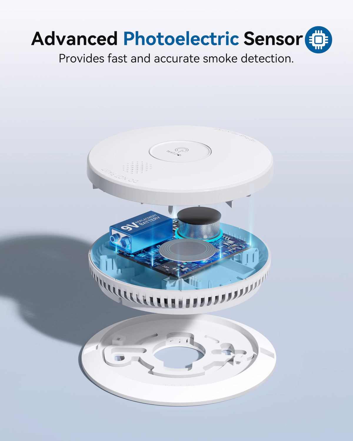Smoke Detector Photoelectric Smoke Alarm S563423