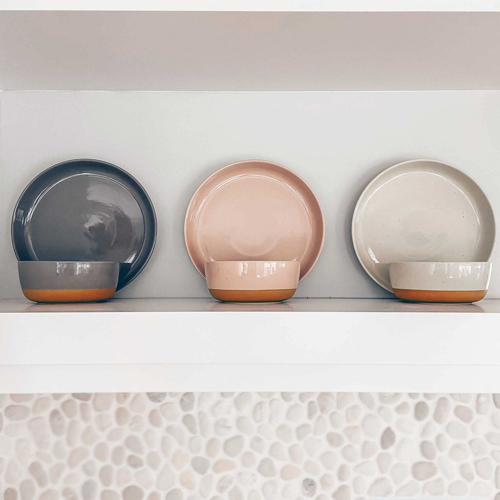 Ceramic Pasta Bowl Set of 4-35oz Microwave Safe S589