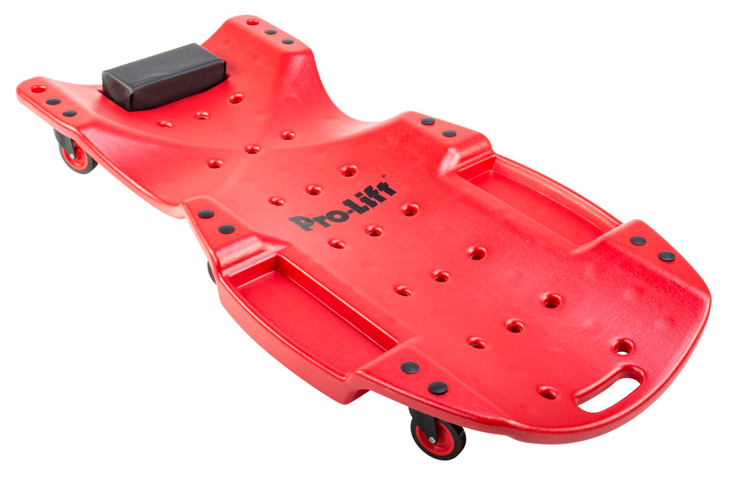 48 Inch Plastic Mechanic Creeper with Padded Headrest P782