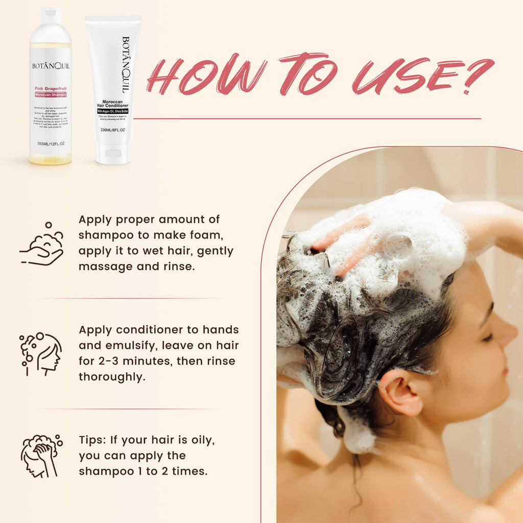 Argan Oil Shampoo and Conditioner Set O945747