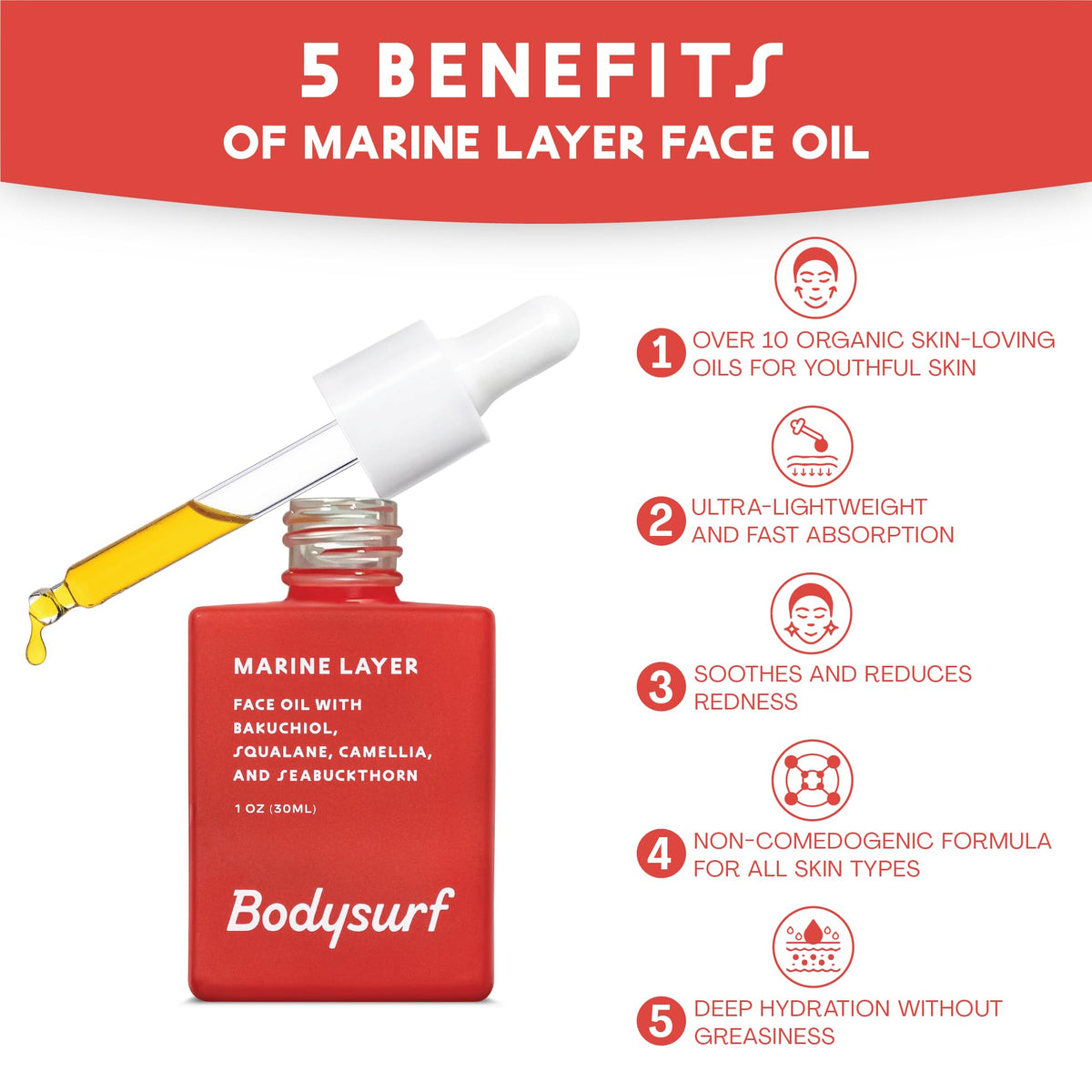 Bakuchiol Face Oil with Sea Buckthorn 3.4 fl oz C671333