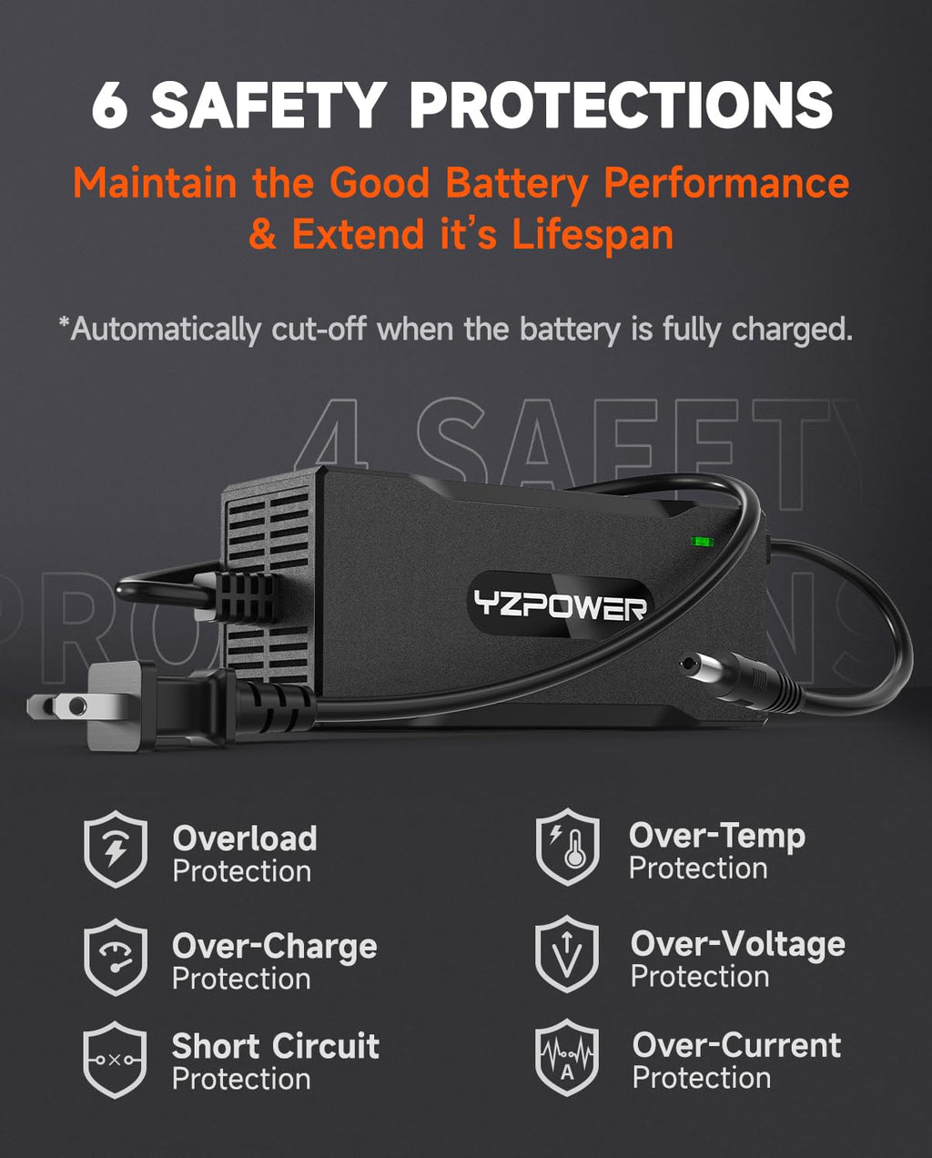 42V 2A Electric Scooter Charger T405
