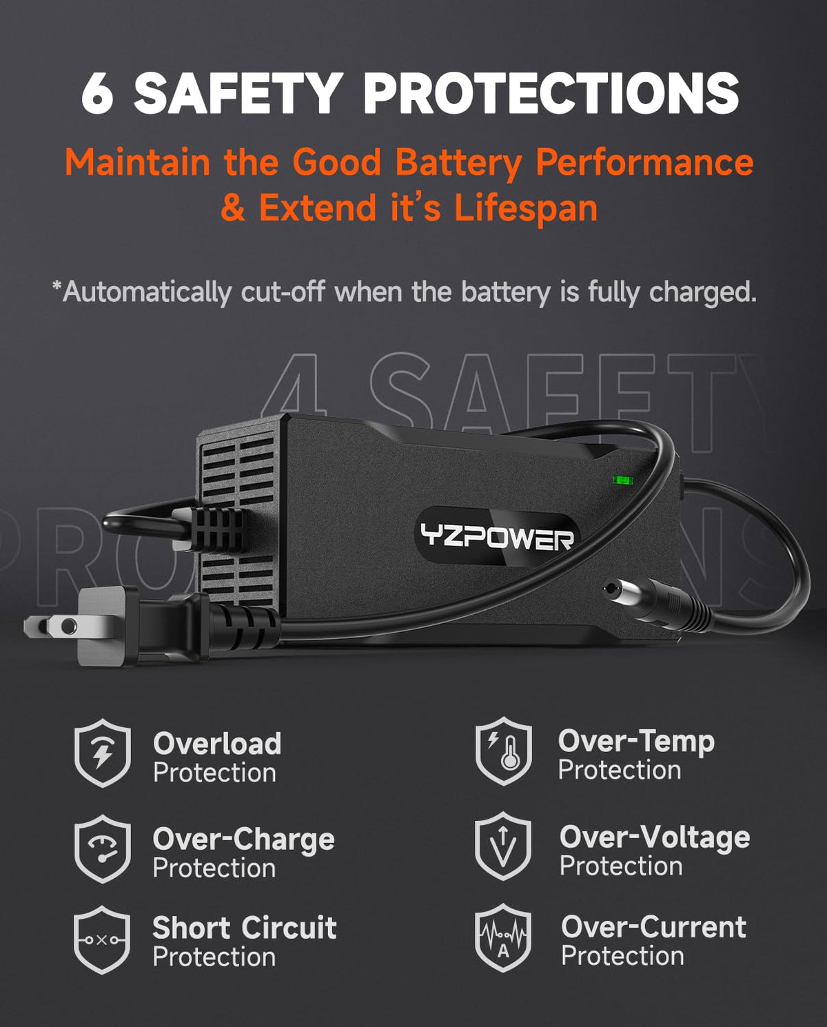 42V 2A Electric Scooter Charger T405