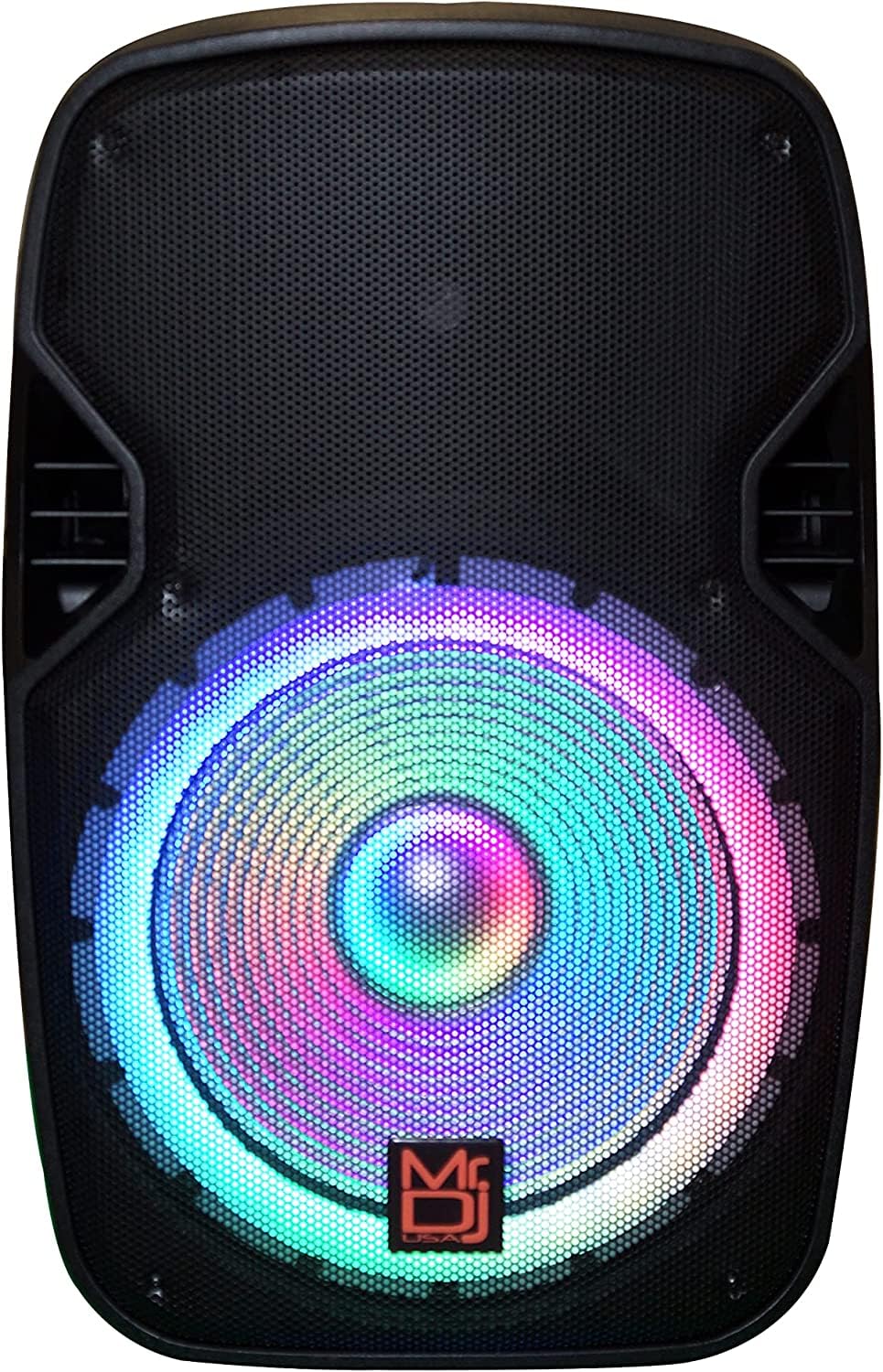 15" 2-Way Powered Bluetooth Karaoke Speaker with Speaker Stand R2505