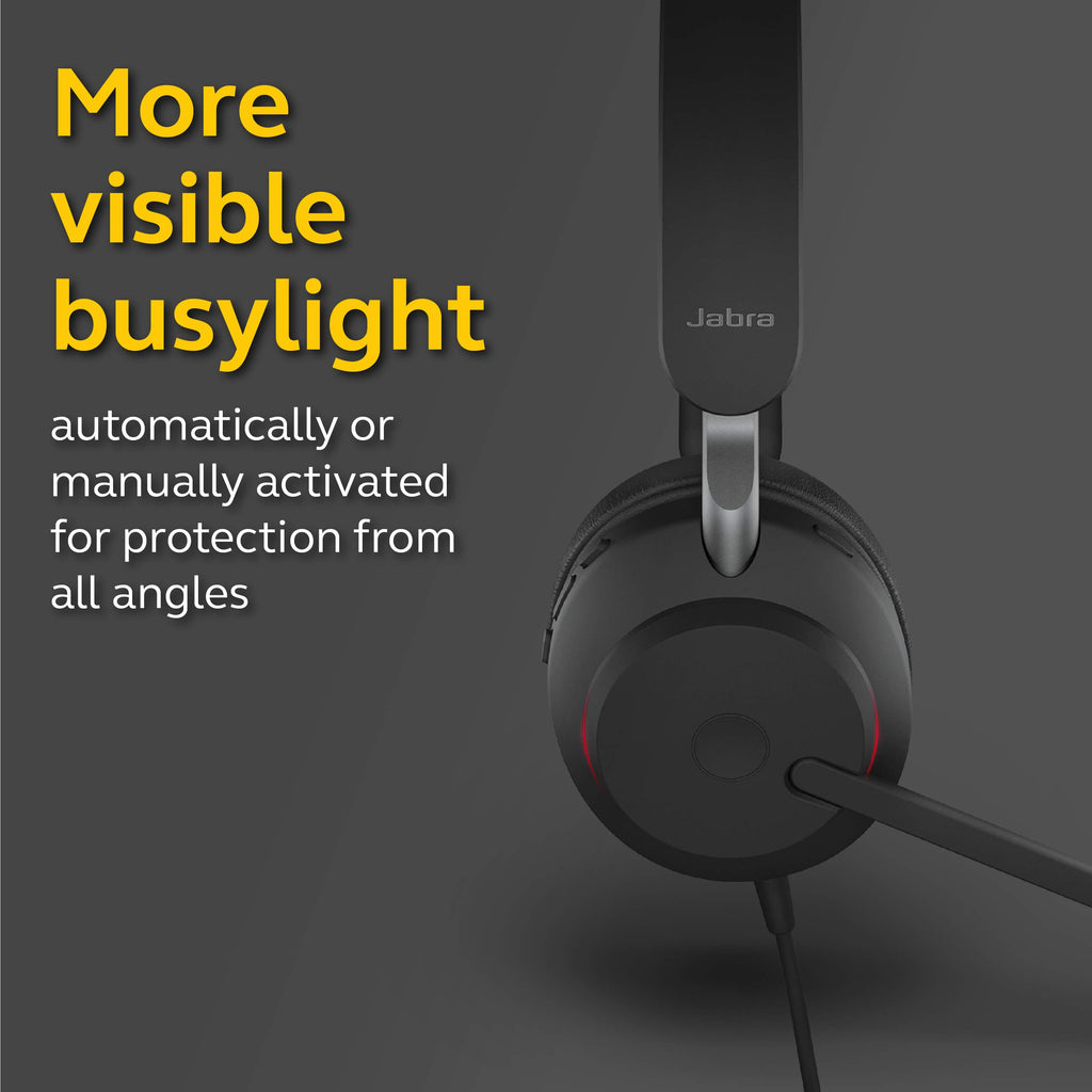 Wired USB-A Stereo Black Headset A79849