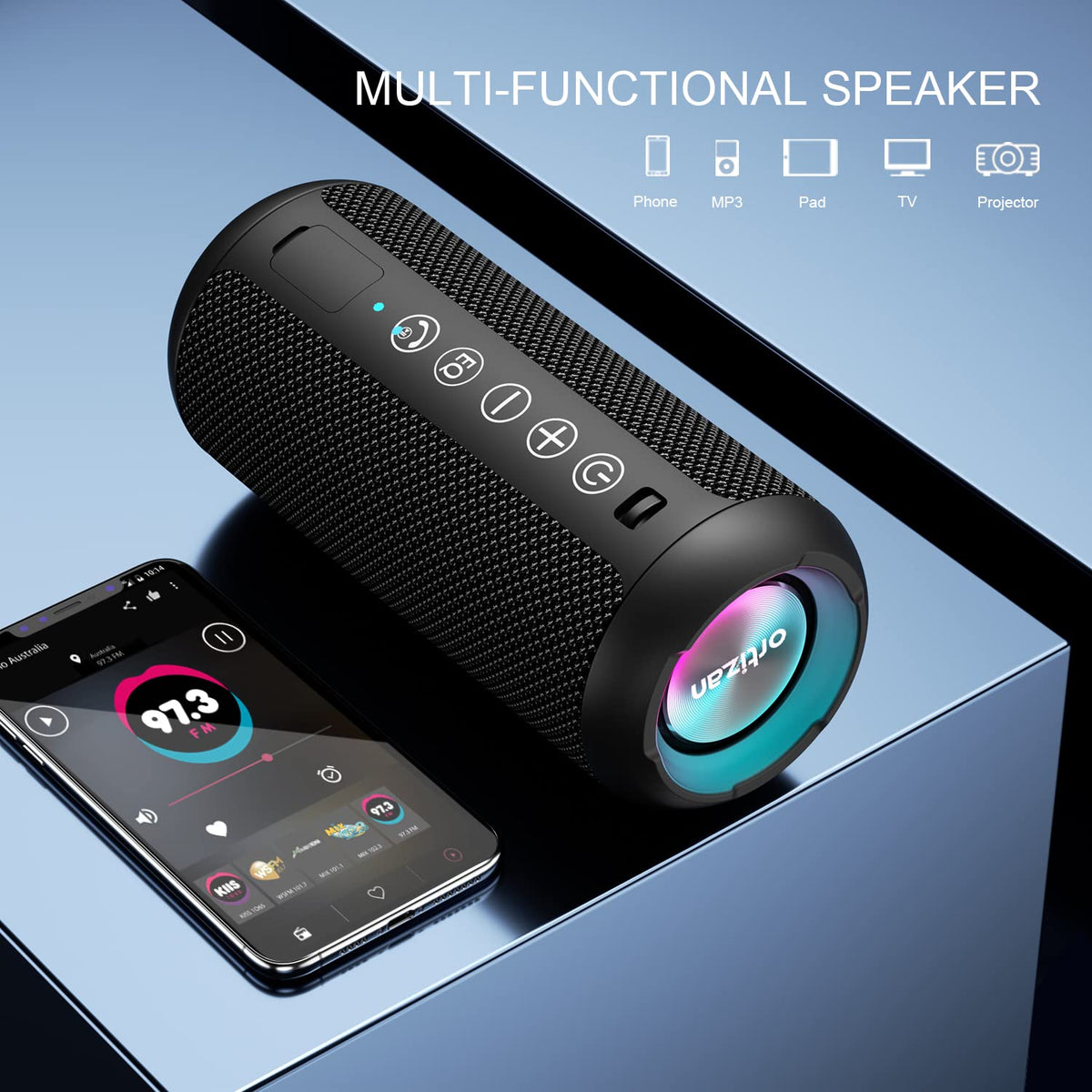 Portable Bluetooth Speaker IPX7 Waterproof F18044