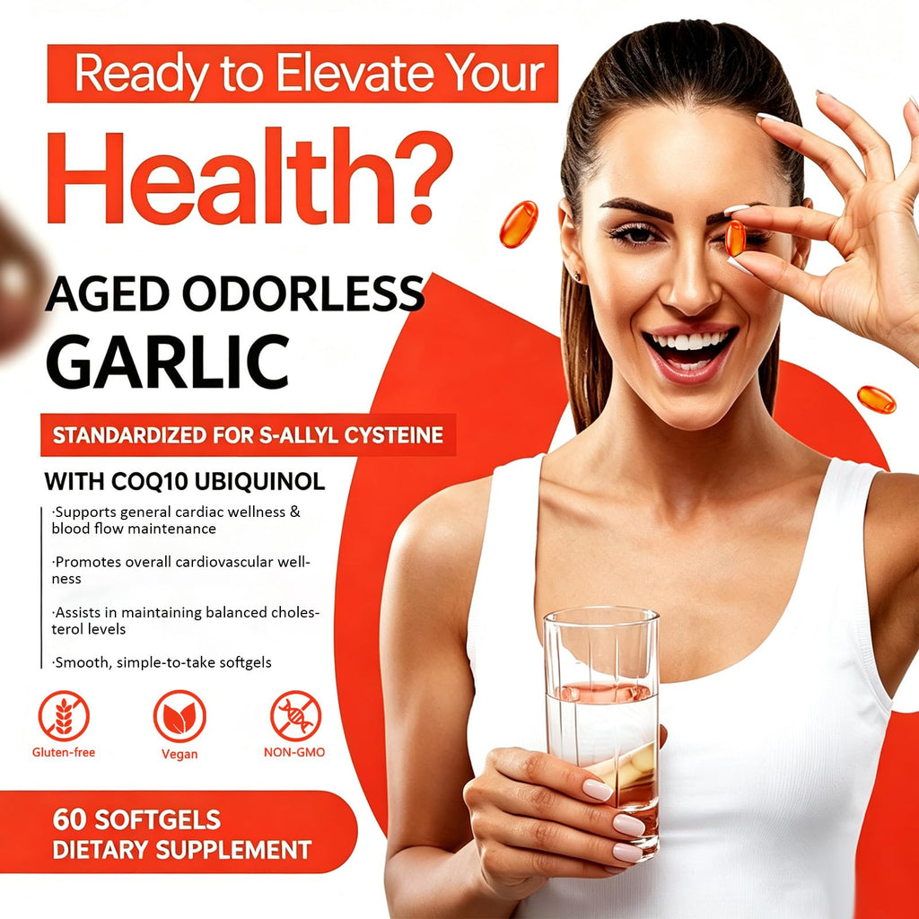 Odorless Garlic Supplement 600mg Softgels M142