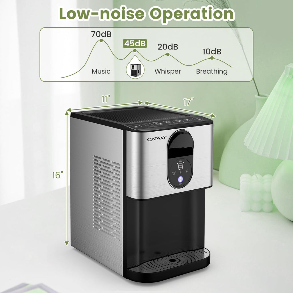 Self Dispensing Nugget Ice Maker Countertop 56Lbs/24H L5498