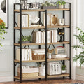 5 Tier Wood and Metal Bookshelf C52156