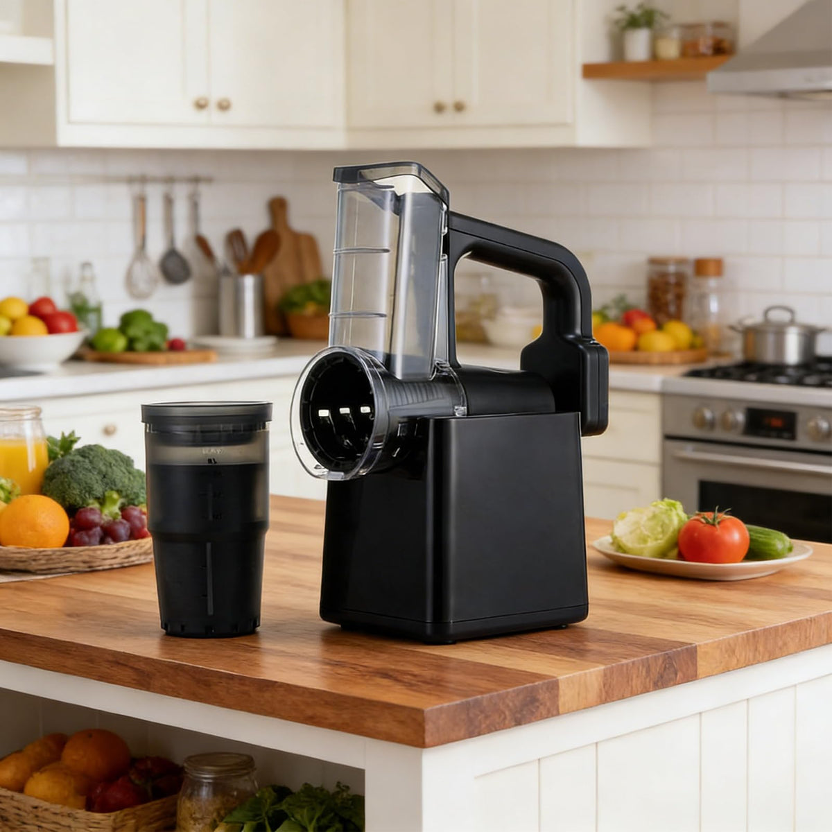 Automatic Rechargeable Food Slicer with 3 Blades N8982