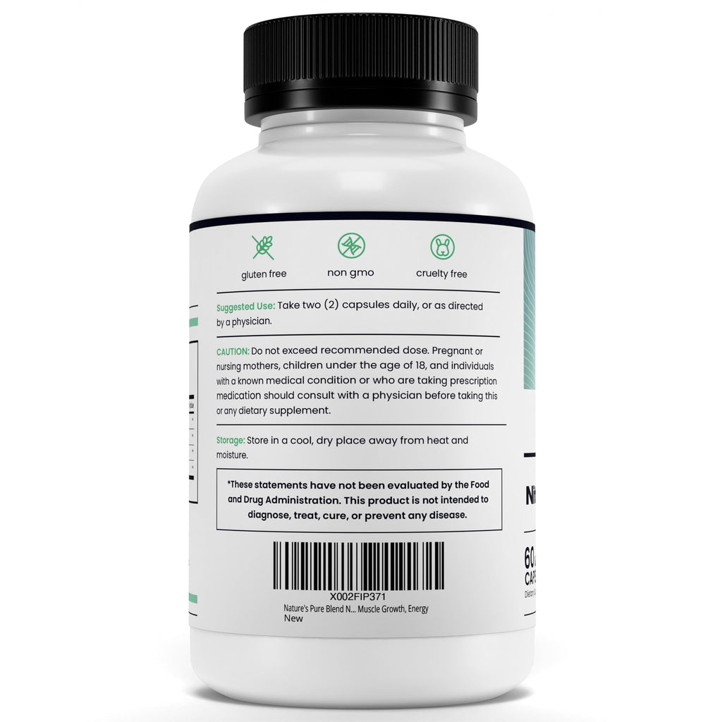 L-Arginine L-Citrulline 1500MG Nitric Oxide Supplements J508