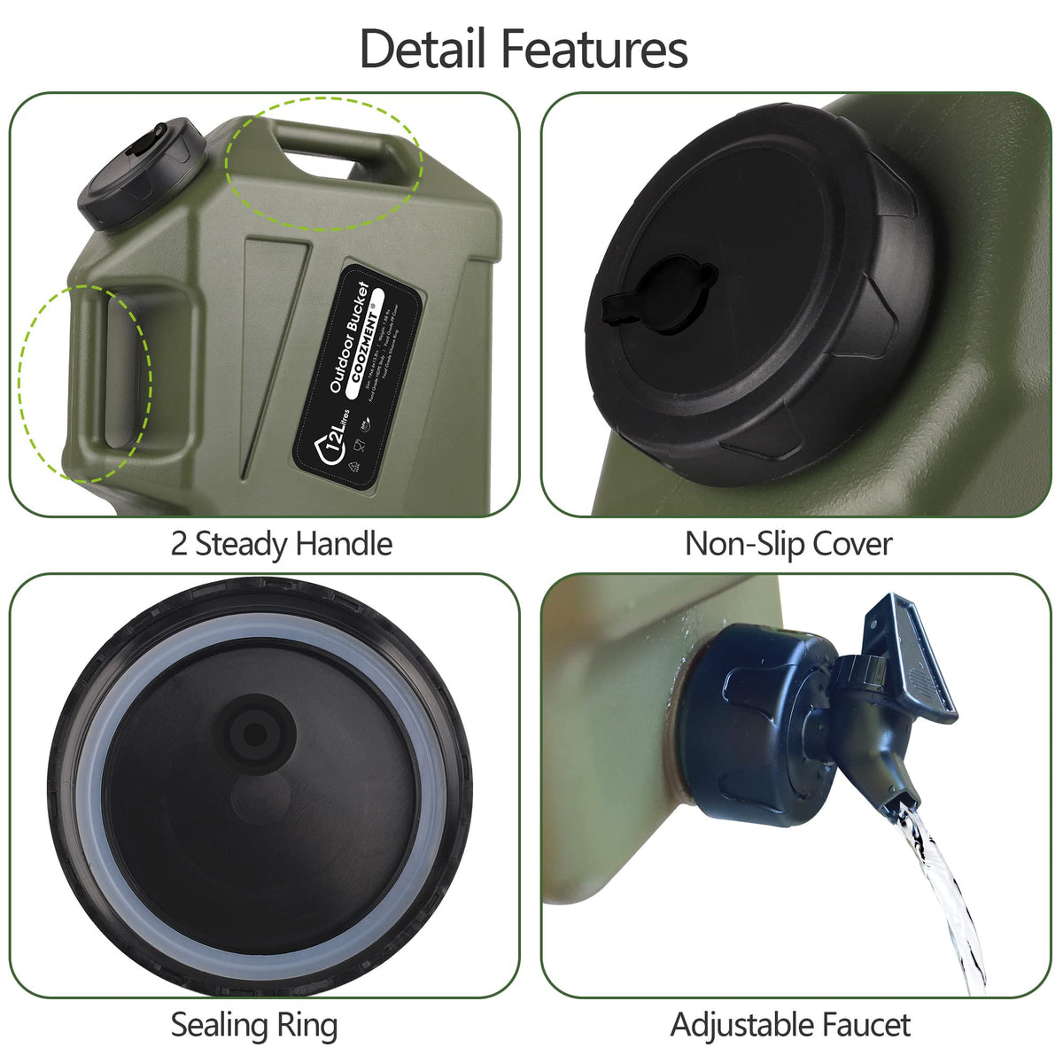BPA Free Water Containers with Spigot R8256