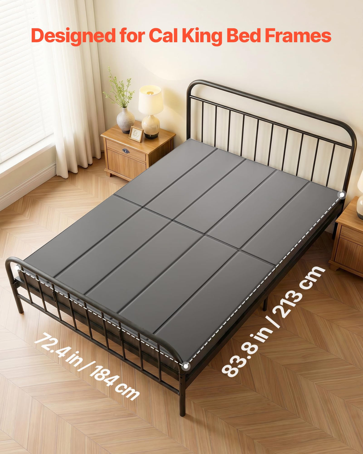 Cal King Size Foldable Bed Board J112