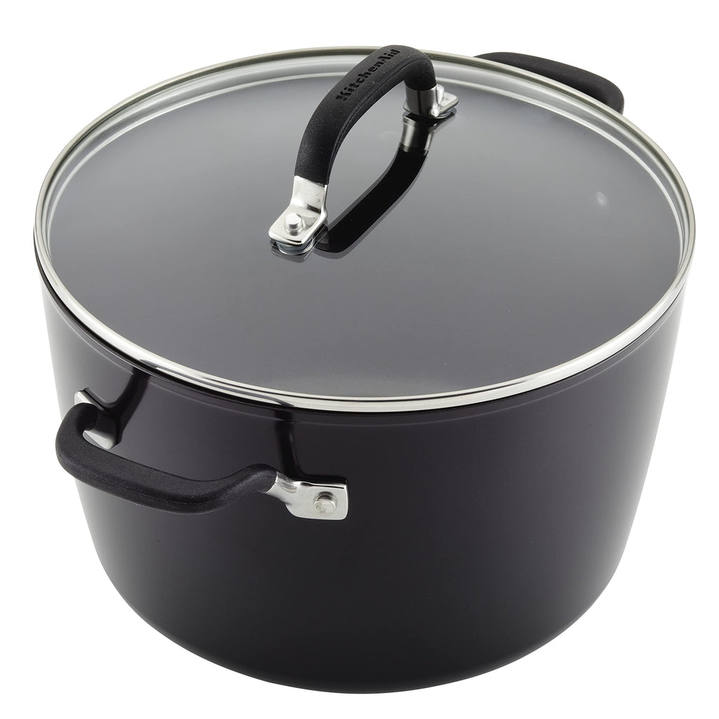 Hard Anodized Nonstick 8-Quart Stock Pot with Lid E486870