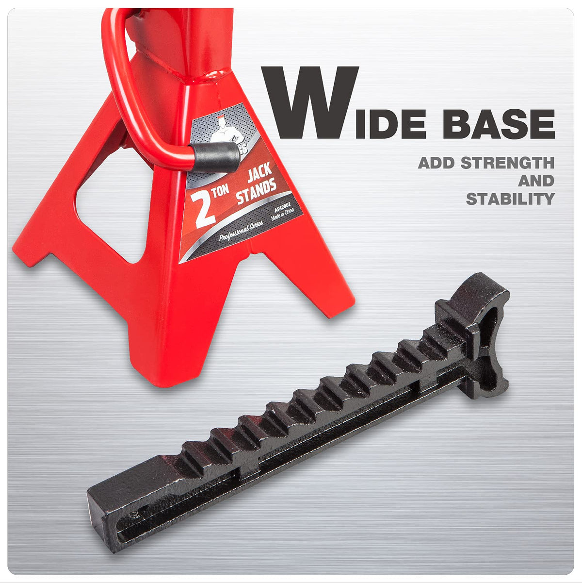 3 Ton Low Profile Aluminum and Steel Car Jack with Jack Stands, Red, 2 Pack G4429