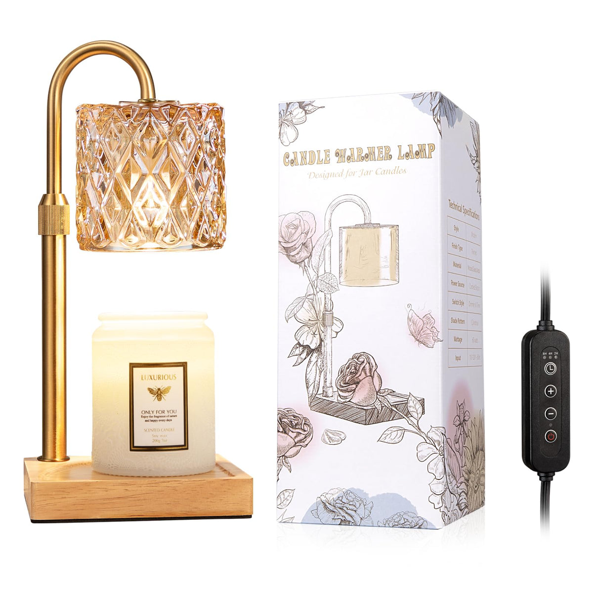 Candle Warmer Lamp with Timer M419