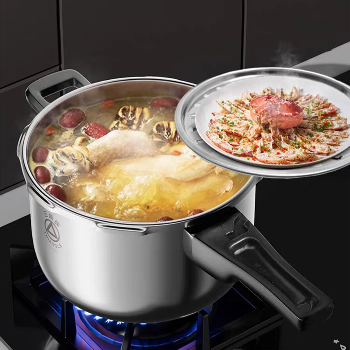4.2 Quart Aluminum Pressure Cooker Z568