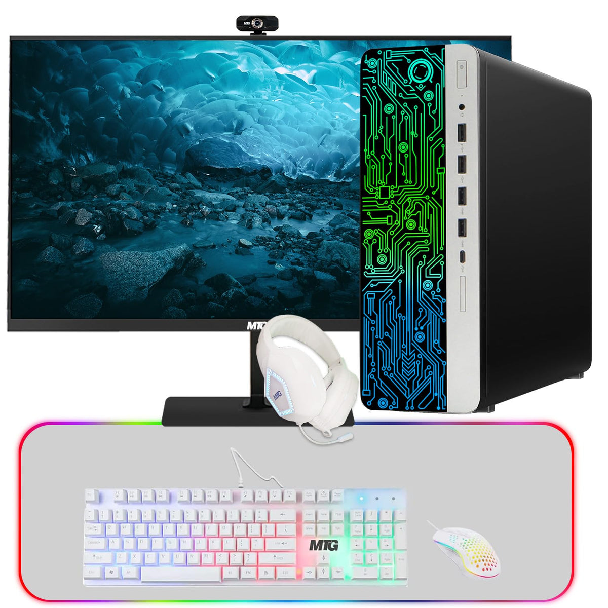 Gaming PC, i5, 32GB RAM, 512GB SSD + 128GB SSD J89063