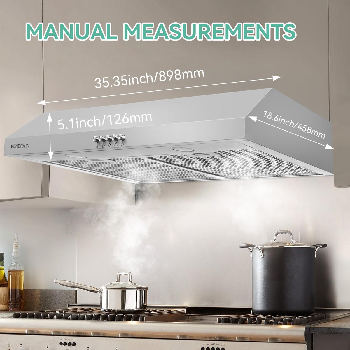 36 Inch 700 CFM Stainless Steel Under Cabinet Range Hood U794211