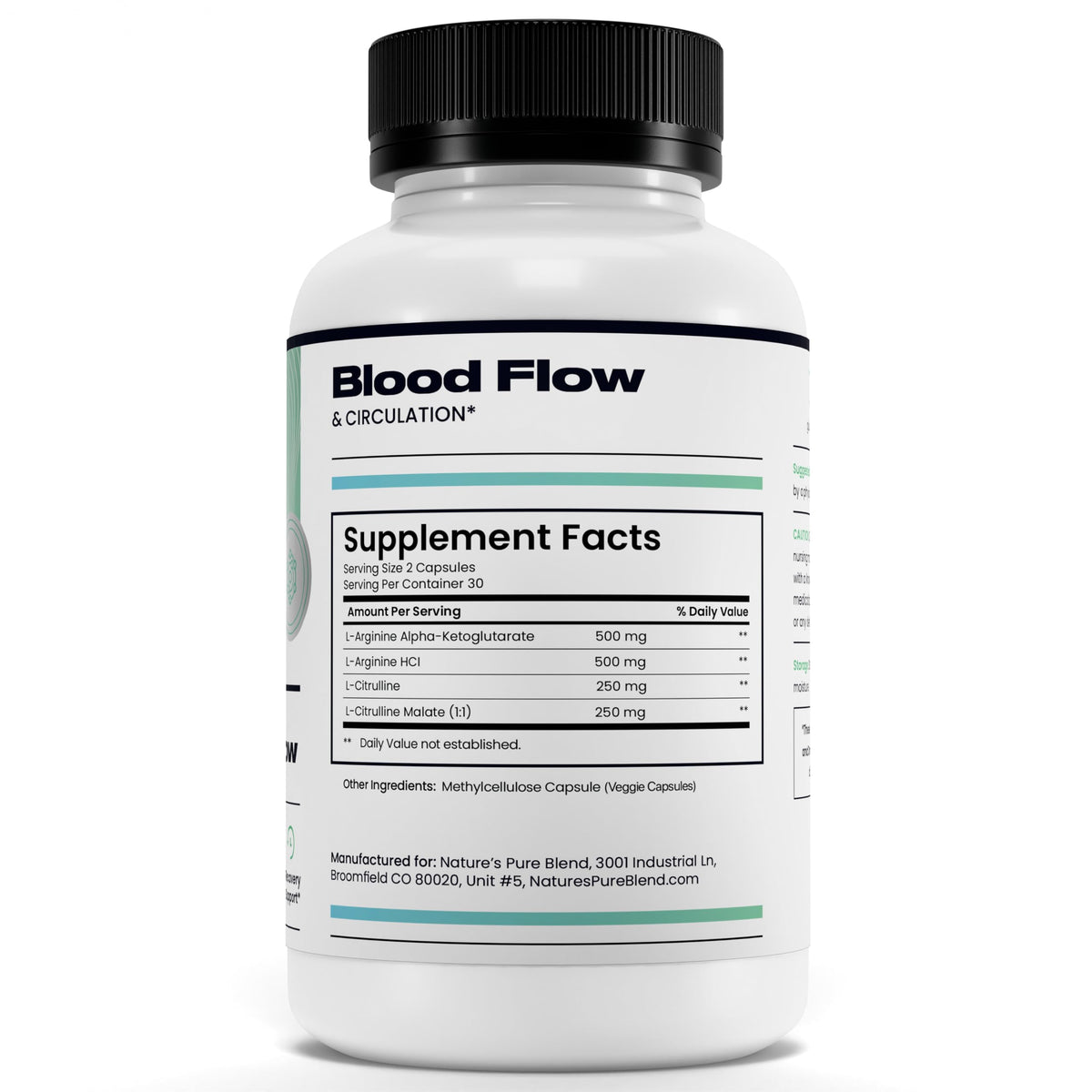 L-Arginine L-Citrulline 1500MG Nitric Oxide Supplements J508