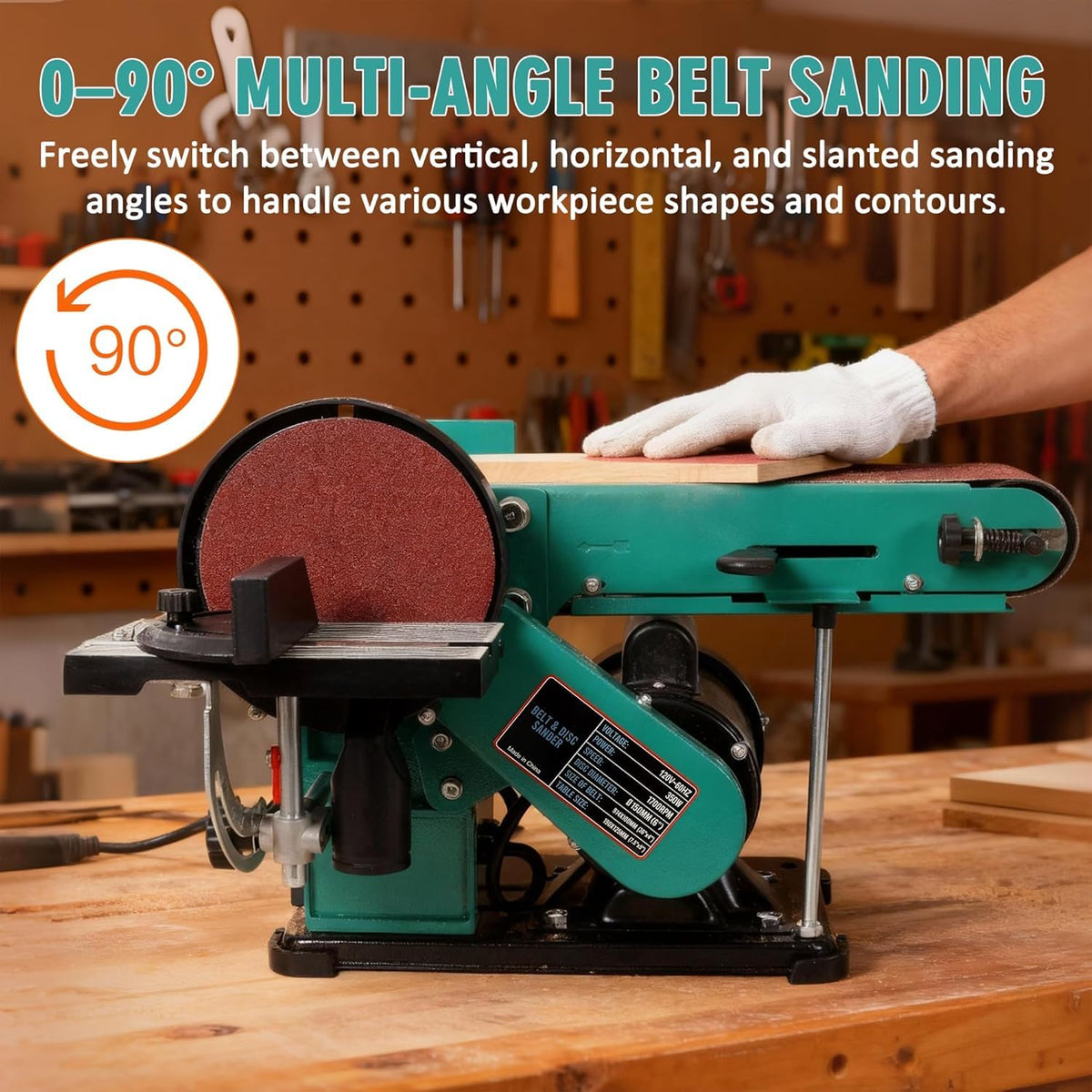 4 x 36 in. Adjustable Belt Sander S106935