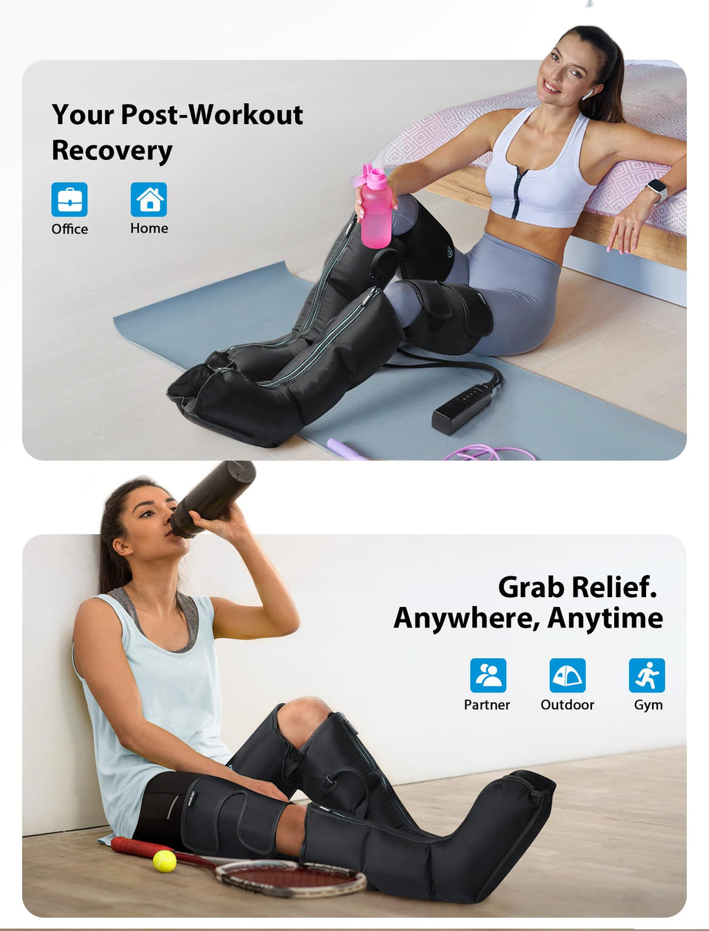Cordless Leg Massager D8174