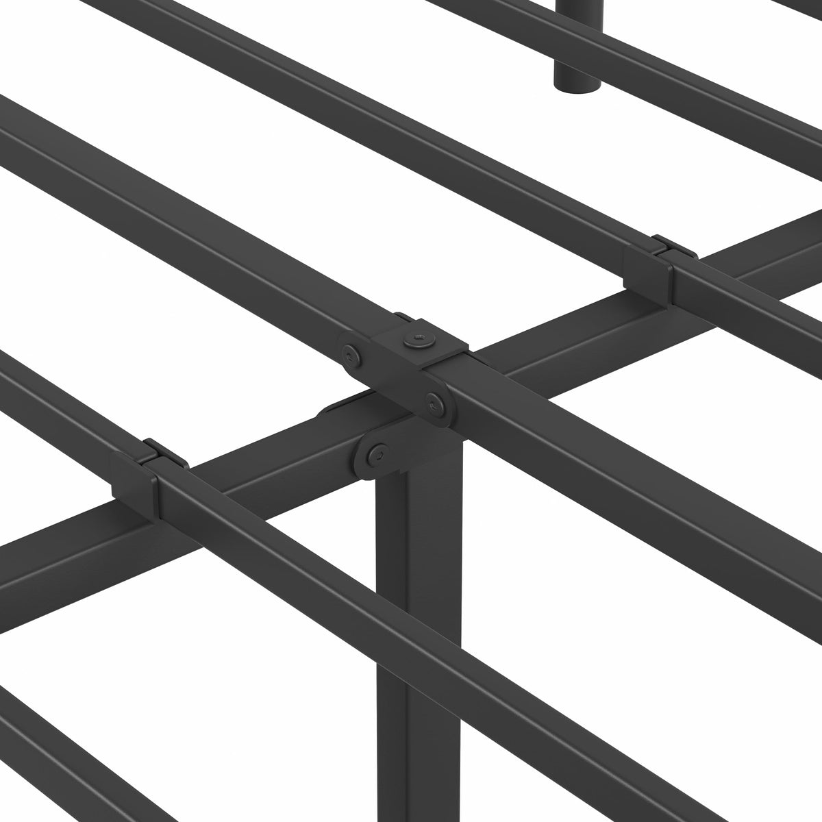 Queen Size 18 Inches Metal Bed Frame with Headboard V517085