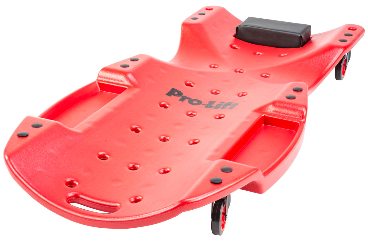 48 Inch Plastic Mechanic Creeper with Padded Headrest P782