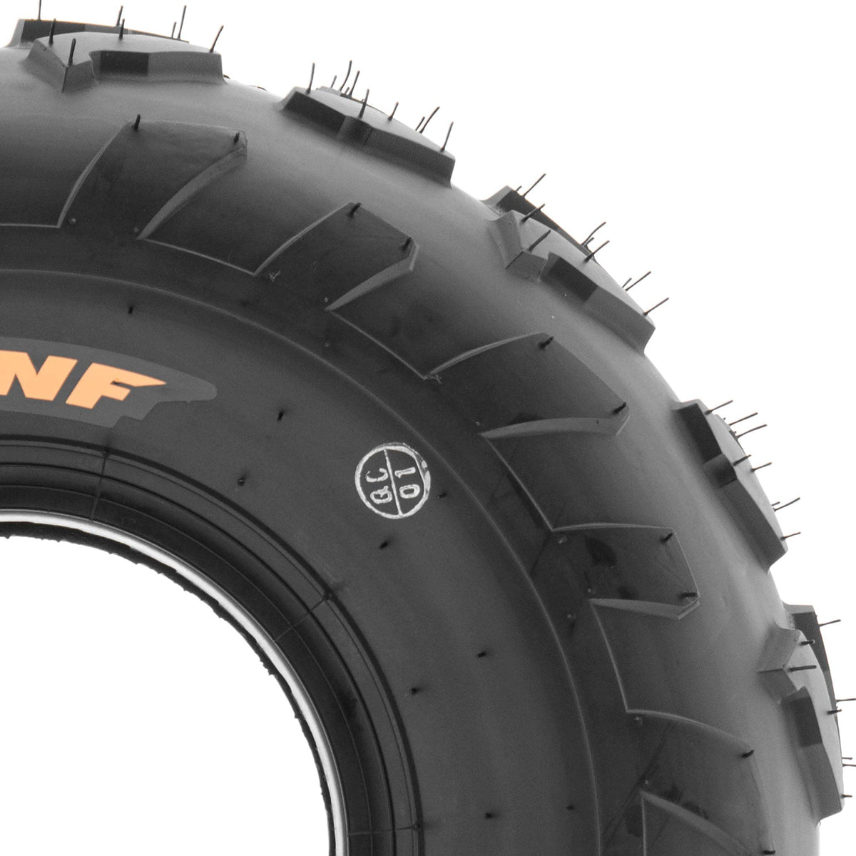 20x7-8 Directional Knobby Tread Tubeless ATV UTV Tires Set of 2 I801583