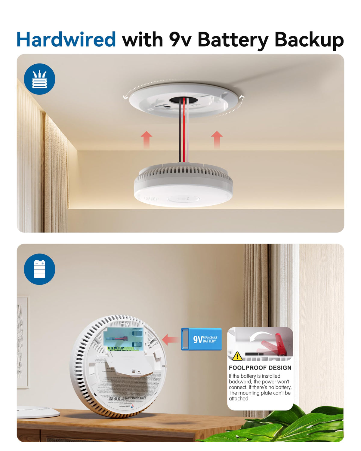 Smoke Detector Photoelectric Smoke Alarm S563423