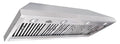 48 inch Stainless Steel Built-in Range Hood with Liner and Baffle Filter N766