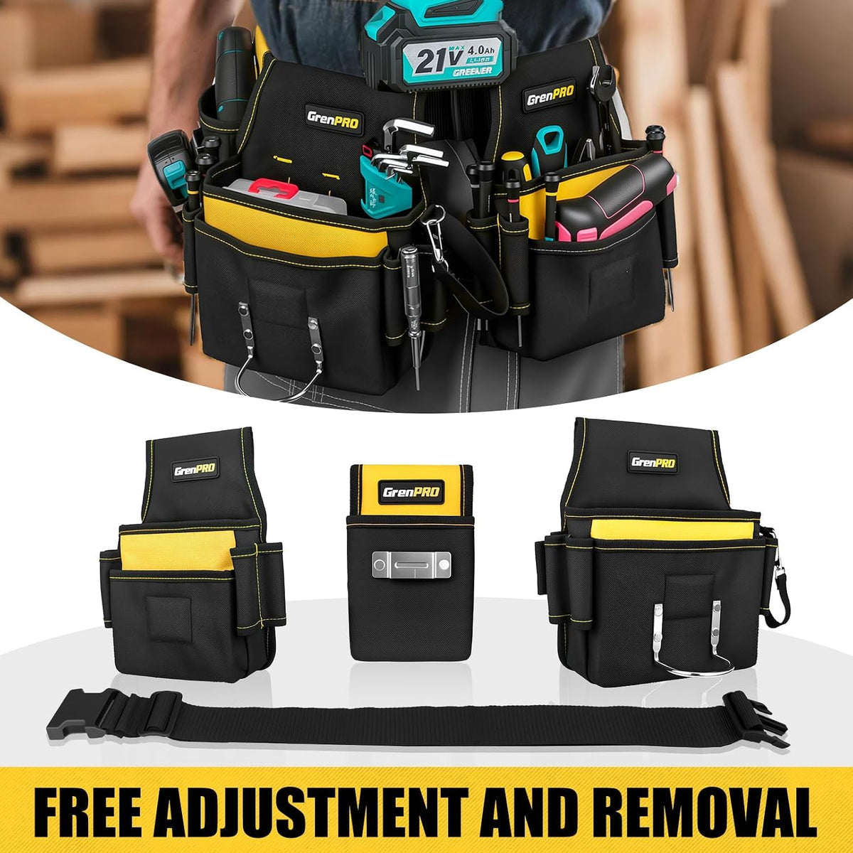 Magnetic 29 Pocket Tool Belt G492497
