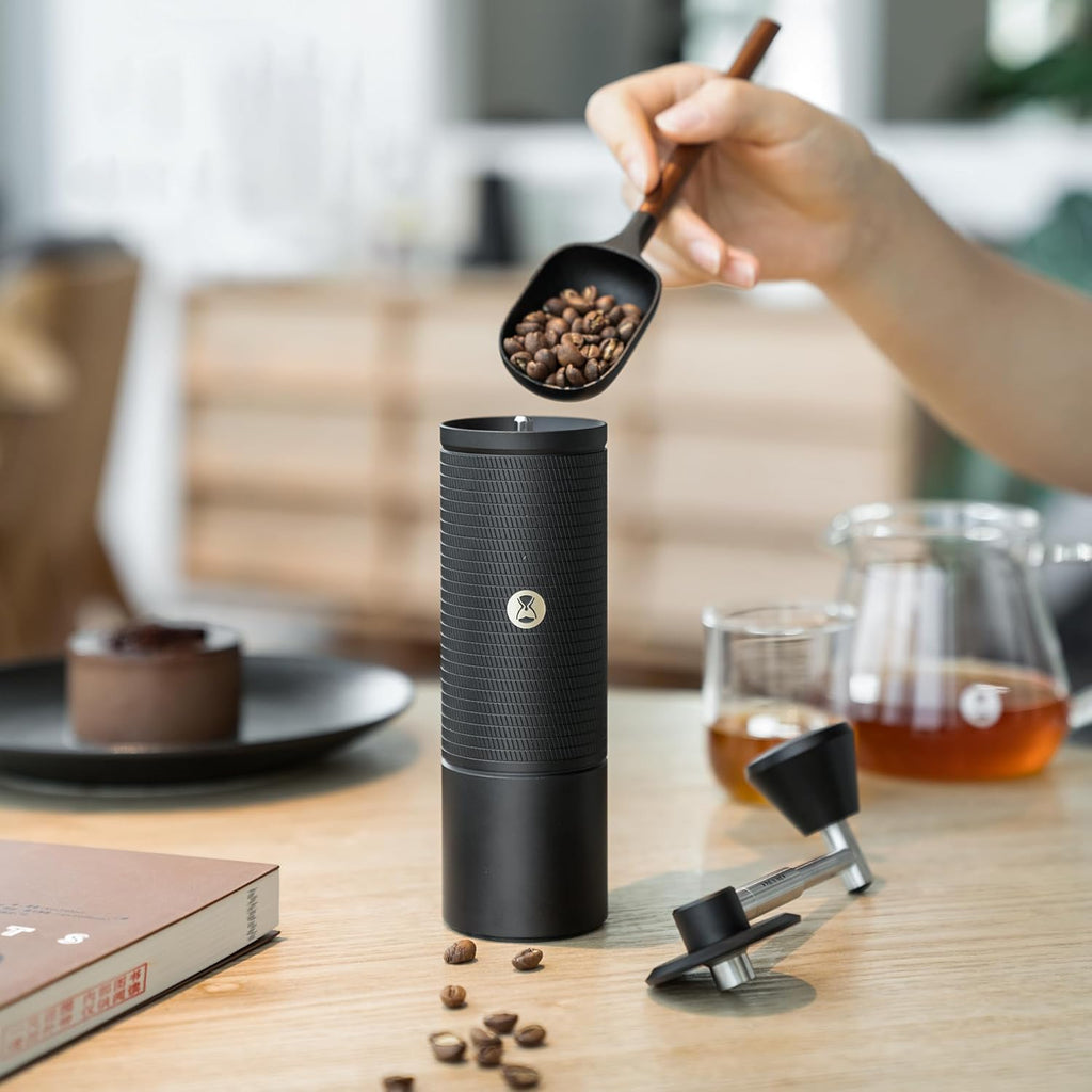 Manual Coffee Grinder with Conical Burr Portable Hand Coffee Grinder D482082