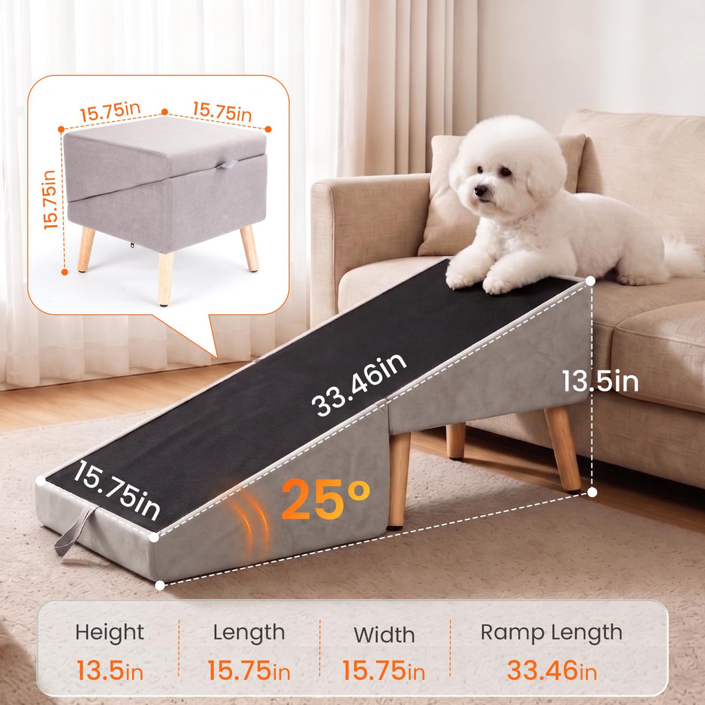 Foldable Dog Ramp Gray O148