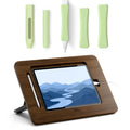 Bamboo Tablet Stand with 5 Pack Pencil Grips Q6414
