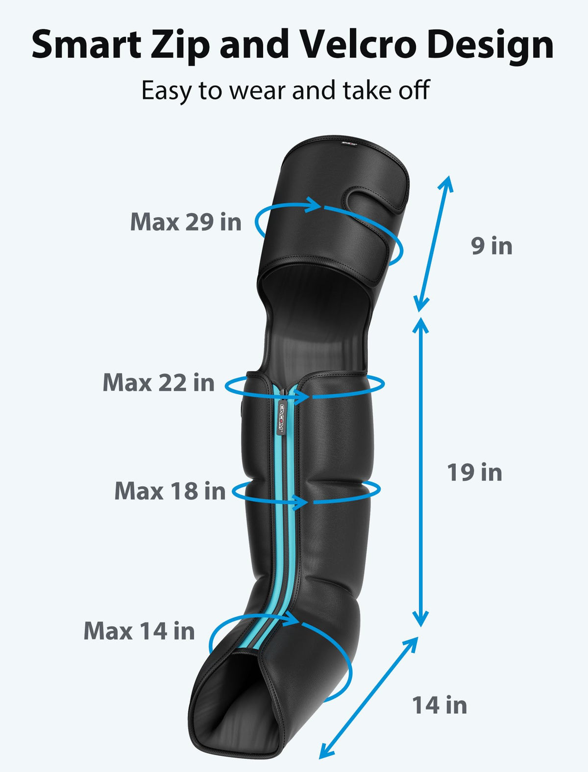 Cordless Leg Massager D8174