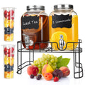 1 Gallon Glass Beverage Dispenser Jars M9559