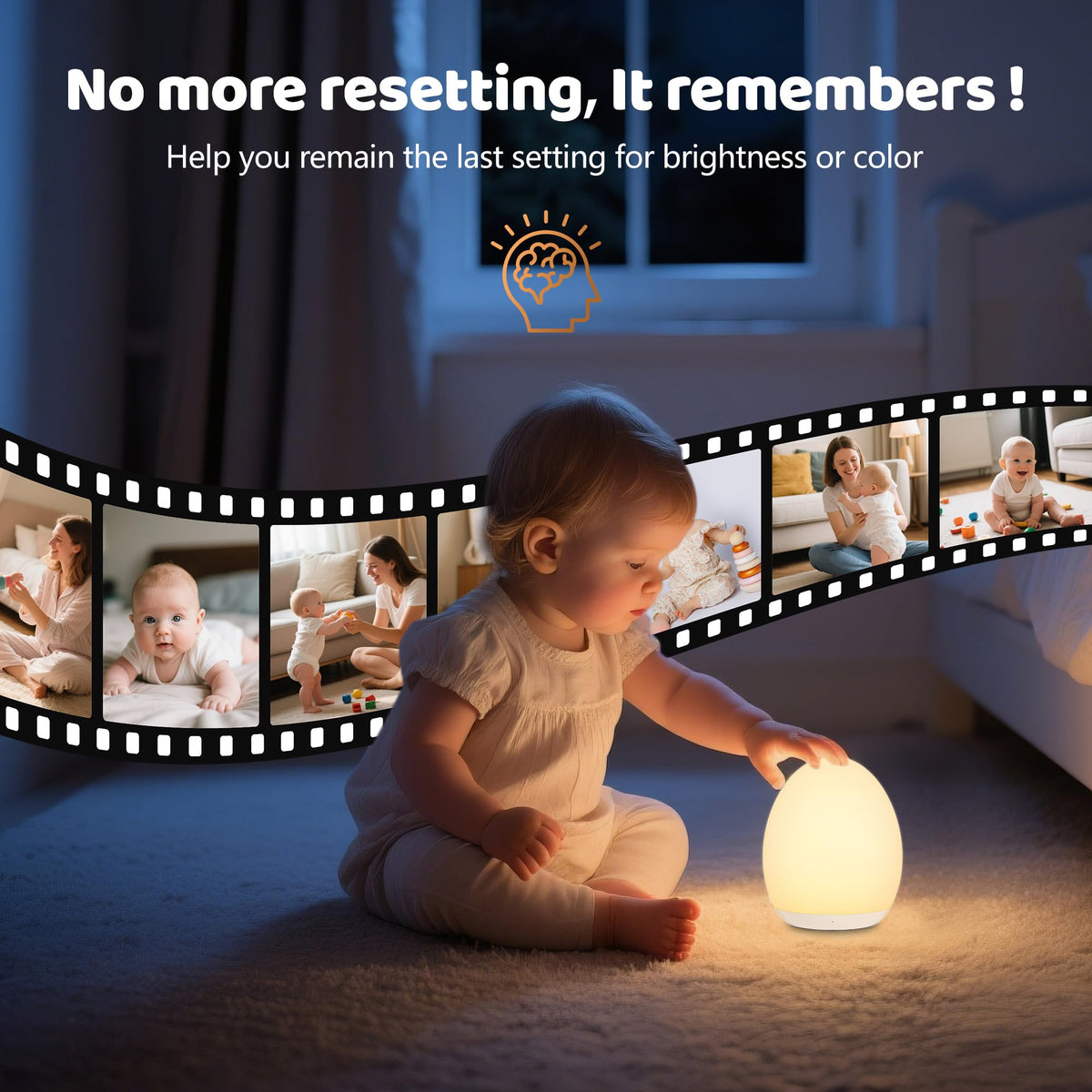 7 Colors Changing Night Light Q81765